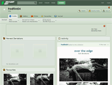 Tablet Screenshot of fredflint04.deviantart.com