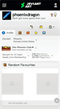 Mobile Screenshot of phoenixdragon.deviantart.com