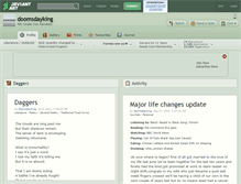Tablet Screenshot of doomsdayking.deviantart.com