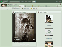 Tablet Screenshot of diamond-lee.deviantart.com