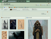 Tablet Screenshot of circuitdruid.deviantart.com