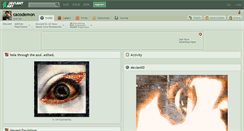 Desktop Screenshot of cacodemon.deviantart.com