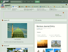 Tablet Screenshot of moha57.deviantart.com