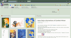 Desktop Screenshot of manaita.deviantart.com