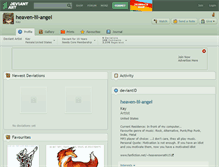 Tablet Screenshot of heaven-lil-angel.deviantart.com