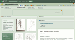 Desktop Screenshot of codenamemeatballhead.deviantart.com
