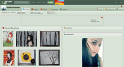 Desktop Screenshot of hellenmanson.deviantart.com