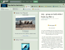 Tablet Screenshot of exp-marine-mammals.deviantart.com