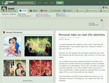 Tablet Screenshot of isnani.deviantart.com