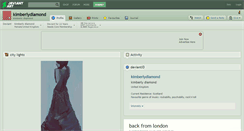 Desktop Screenshot of kimberlydiamond.deviantart.com