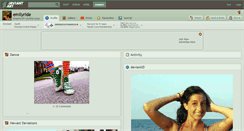 Desktop Screenshot of emilyride.deviantart.com