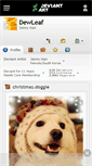 Mobile Screenshot of dewleaf.deviantart.com