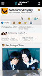 Mobile Screenshot of batcountrycosplay.deviantart.com
