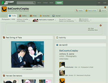 Tablet Screenshot of batcountrycosplay.deviantart.com