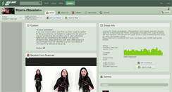 Desktop Screenshot of bizarre-obsession.deviantart.com
