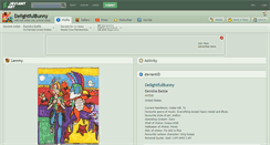 Desktop Screenshot of delightfulbunny.deviantart.com