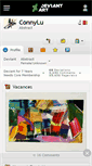Mobile Screenshot of connylu.deviantart.com