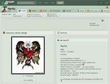 Tablet Screenshot of navitz.deviantart.com
