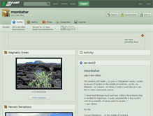 Tablet Screenshot of msonbahar.deviantart.com