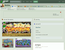 Tablet Screenshot of bezone.deviantart.com