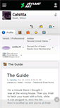 Mobile Screenshot of catsitta.deviantart.com