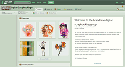 Desktop Screenshot of digital-scrapbooking.deviantart.com