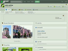 Tablet Screenshot of netz-online.deviantart.com
