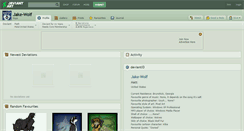 Desktop Screenshot of jake-wolf.deviantart.com