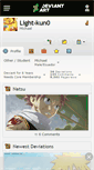 Mobile Screenshot of light-kun0.deviantart.com