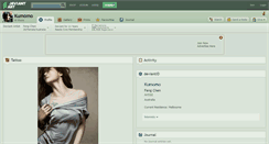 Desktop Screenshot of kumomo.deviantart.com