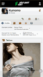Mobile Screenshot of kumomo.deviantart.com