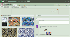 Desktop Screenshot of esmeralda1231.deviantart.com