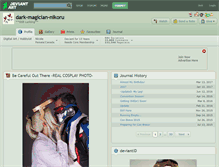 Tablet Screenshot of dark-magician-nikoru.deviantart.com