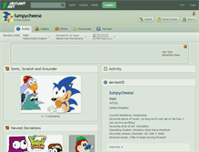 Tablet Screenshot of lumpycheese.deviantart.com