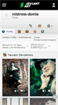 Mobile Screenshot of mistress-domia.deviantart.com