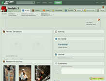 Tablet Screenshot of konfektx3.deviantart.com