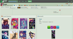 Desktop Screenshot of iisjah.deviantart.com