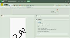 Desktop Screenshot of crycafe.deviantart.com
