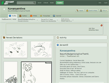 Tablet Screenshot of kuwanyamtiwa.deviantart.com