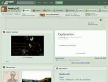 Tablet Screenshot of neekol4d.deviantart.com