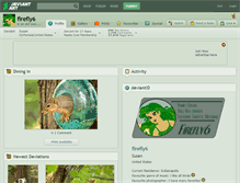 Tablet Screenshot of firefly6.deviantart.com