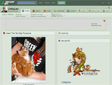 Tablet Screenshot of linkylex.deviantart.com