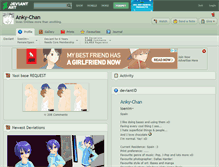 Tablet Screenshot of anky-chan.deviantart.com