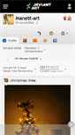 Mobile Screenshot of manett-art.deviantart.com