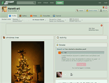 Tablet Screenshot of manett-art.deviantart.com