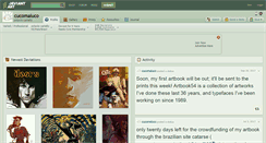 Desktop Screenshot of cucomaluco.deviantart.com