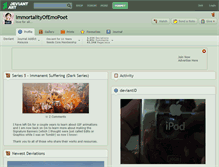 Tablet Screenshot of immortalityofemopoet.deviantart.com