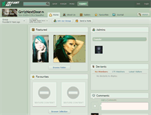 Tablet Screenshot of grrlznextdoor.deviantart.com