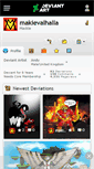 Mobile Screenshot of makievalhalla.deviantart.com