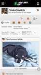 Mobile Screenshot of novaxplosion.deviantart.com